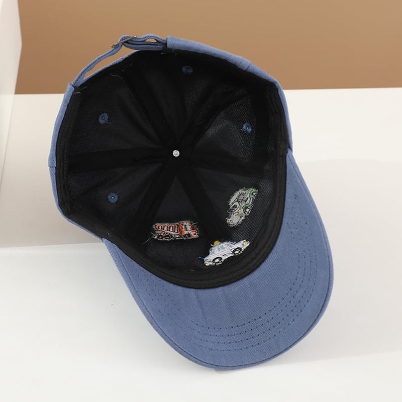 EDCYF Kids Boys Girls Embroidered Baseball Caps Baby Sun hat Toddler Dinosaur Trucker Hats Summer Hats（3-8years - Image 4